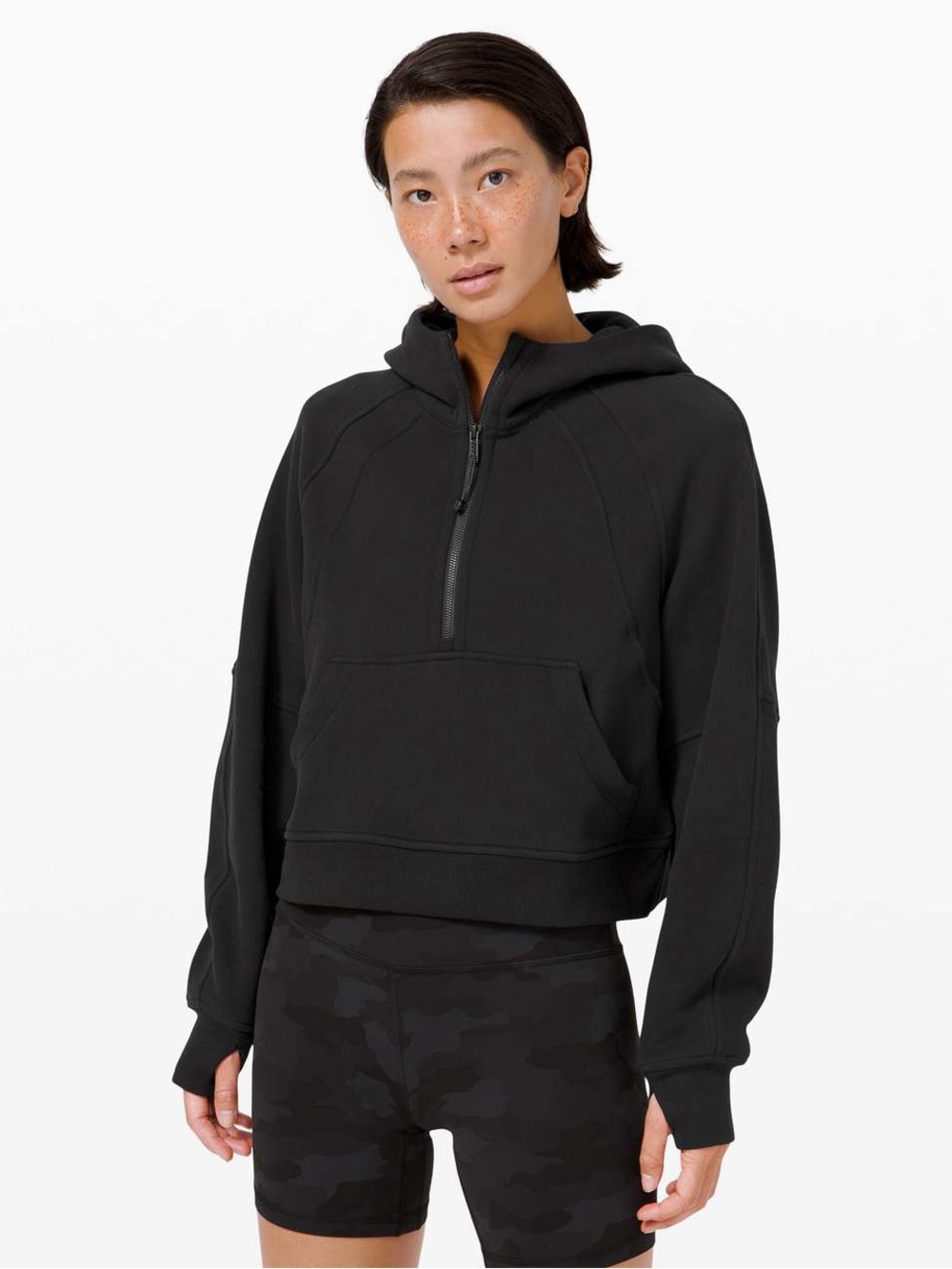 Lululemon Scuba Oversized 1/2 Zip Hoodie
Black - XL/XXL
